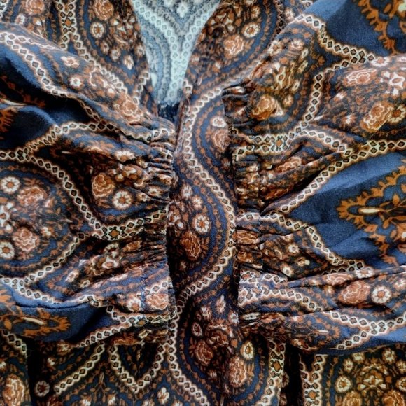 Jodifl Blouse Small Long Sleeve High Low Hem - Picture 10 of 10